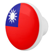 Taiwanese vlag keramische knop (Rechts)