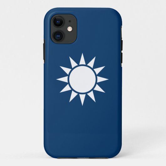 Taiwanese vlag "Klassiek" Case-Mate iPhone Case (Achterkant)