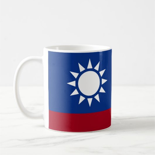 Taiwanese vlag koffiemok (Links)