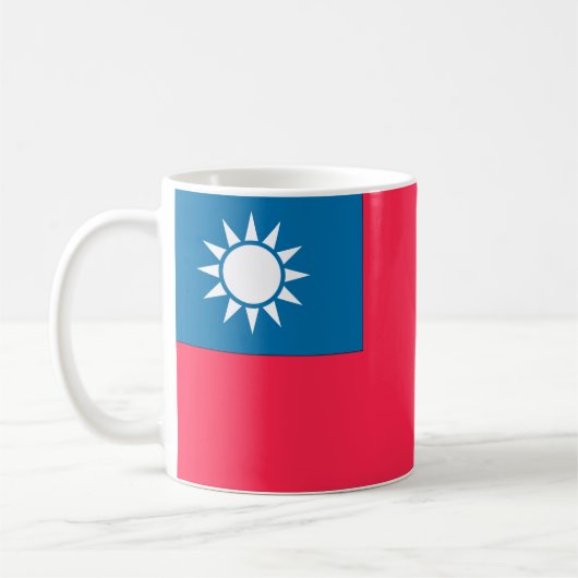 Taiwanese vlag koffiemok (Links)
