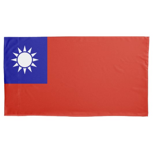 Taiwanese vlag kussensloop (Voorkant)