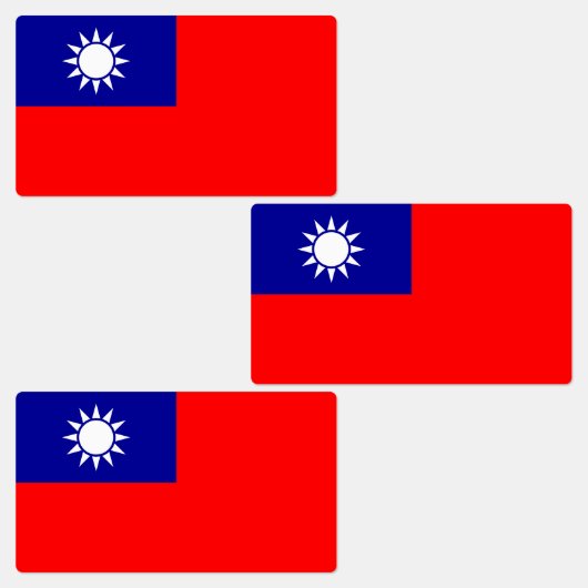 Taiwanese vlag labels (Groep)