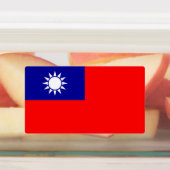 Taiwanese vlag labels (Aangebracht)