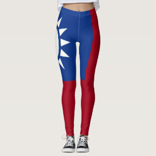 Taiwanese vlag leggings