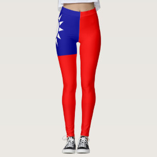 Taiwanese vlag leggings