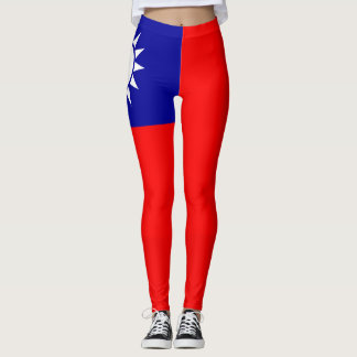 Taiwanese vlag leggings