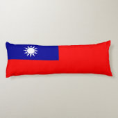 Taiwanese vlag lichaamskussen (Achterkant)