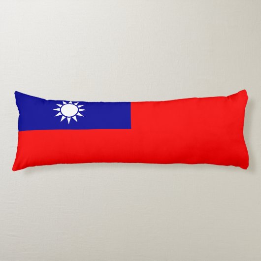 Taiwanese vlag lichaamskussen (Voorkant)