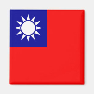 Taiwanese vlag magneet