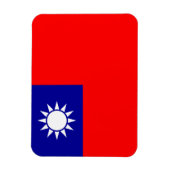 Taiwanese vlag magneet (Verticaal)