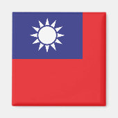 Taiwanese vlag magneet (Voorkant)
