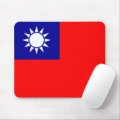 Taiwanese vlag muismat (Met muis)