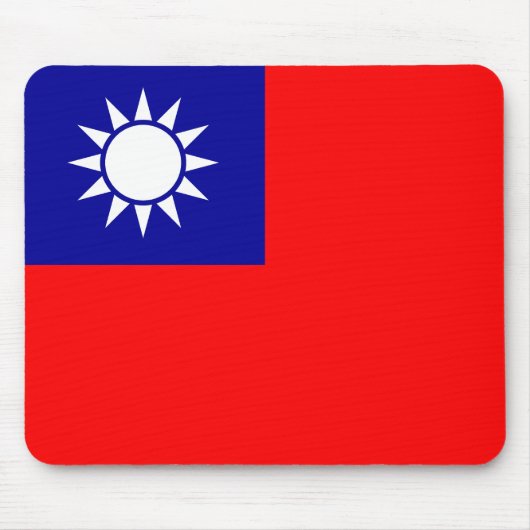 Taiwanese vlag muismat (Voorkant)