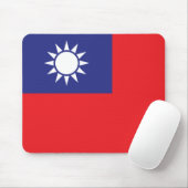 Taiwanese vlag muismat (Met muis)