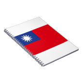 Taiwanese vlag notitieboek (Rechterzijde)