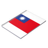 Taiwanese vlag notitieboek (Linkerzijde)