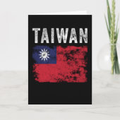 Taiwanese vlag - Onderdruk Kaart (Voorkant)