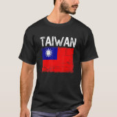Taiwanese Vlag  Proud Mannen Vrouwen Kinder Taiwan T-shirt (Voorkant)