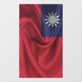 Taiwanese vlag raamsticker (Vel)