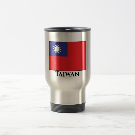 Taiwanese vlag reisbeker (Center)