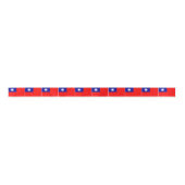Taiwanese vlag satijnen lint (Voorkant)