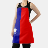 Taiwanese vlag schort (Insitu)