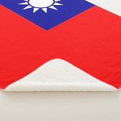 Taiwanese vlag sherpa deken (3/4)