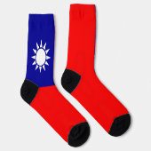 Taiwanese vlag sokken (Rechts)