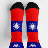 Taiwanese vlag sokken (Top)