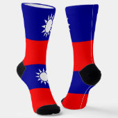 Taiwanese vlag sokken (Gebogen)