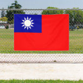Taiwanese vlag spandoek (Insitu)