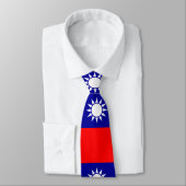 Taiwanese vlag stropdas (Gebonden)