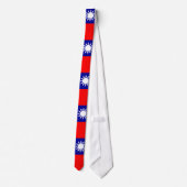 Taiwanese vlag stropdas (Achterkant)
