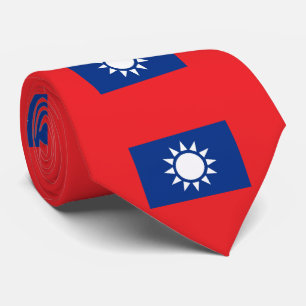 Taiwanese vlag stropdas