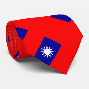 Taiwanese vlag stropdas