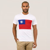Taiwanese vlag t-shirt (Voorkant volledig)