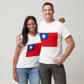 Taiwanese vlag t-shirt (Unisex)