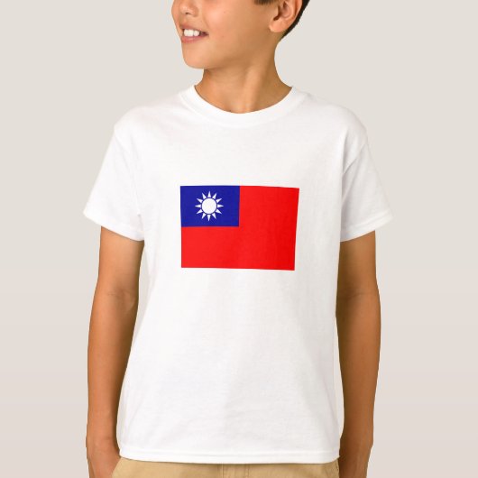 Taiwanese vlag t-shirt (Voorkant)