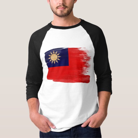 Taiwanese vlag t-shirt (Voorkant)