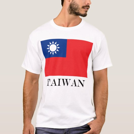 Taiwanese vlag t-shirt (Voorkant)