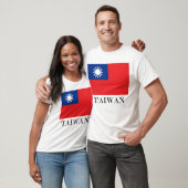Taiwanese vlag t-shirt (Unisex)