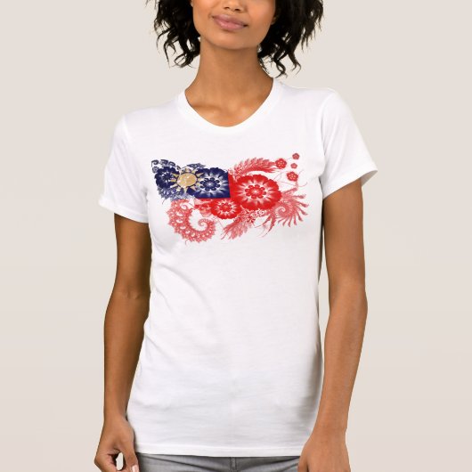 Taiwanese vlag t-shirt (Voorkant)
