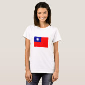 Taiwanese vlag t-shirt (Voorkant volledig)