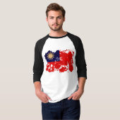 Taiwanese vlag t-shirt (Voorkant volledig)
