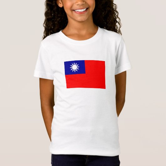Taiwanese vlag t-shirt (Voorkant)