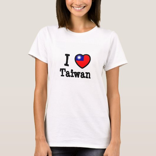 Taiwanese vlag t-shirt (Voorkant)