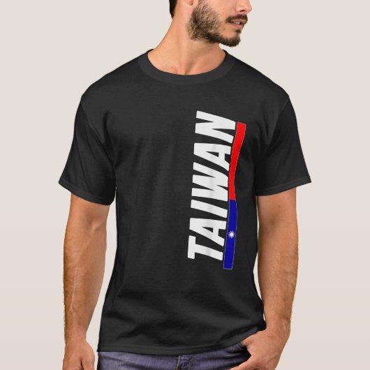 Taiwanese vlag T-Shirt (Voorkant)