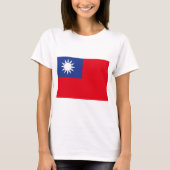 Taiwanese vlag t-shirt (Voorkant)