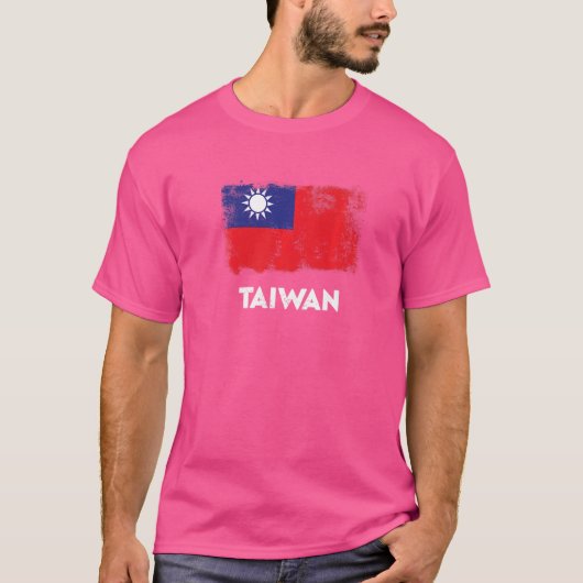 Taiwanese vlag t-shirt (Voorkant)