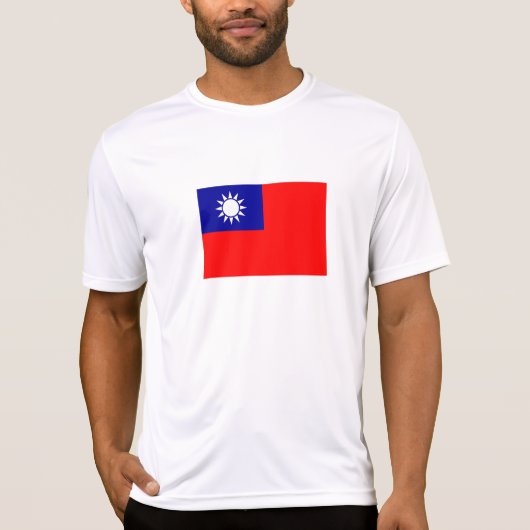 Taiwanese vlag t-shirt (Voorkant)
